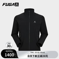 KAILAS FUGA凯乐石男款M8-LT 立领软壳外套 玄青黑 L