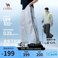 骆驼（CAMEL）男装工装伞兵裤男春季侧边拉链两穿防晒运动休闲长裤子M16BAZ9067