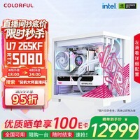 七彩虹RTX5080 5070 5060 Ti主机台式diy组装电脑AI设计电竞直播游戏整机 配置五：265KF+RTX5080主机