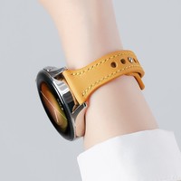 华为（HUAWEI）【情人节礼物】华为手表watch3/4女款时尚智能腕表简约风女生礼物时尚百搭运动防水女神生日礼物送 华为【WATCH 3小蛮腰款】Swift郁金色表带