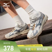 美津浓（MIZUNO）男女运动休闲鞋缓震透气跑步RACER S 01/丹宁色   40.5   