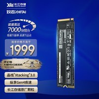 致态(ZhiTai)长江存储 2TB SSD固态硬盘 NVMe M.2接口 Ti600系列 (PCIe 4.0 产品)