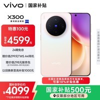 vivo X300 16GB+256GB 幸运彩 蔡司2亿超级主摄 蔡司APO超级长焦 5年持久流畅OriginOS 6 拍照 AI手机