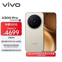 vivo X300 Pro  12GB+256GB 旷野棕 【地方补贴专享版】蔡司2亿APO超级长焦 蓝图影像双芯 AI手机
