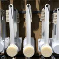 倩挥洗澡刷软毛搓澡刷子搓背神器同款长柄沐浴刷磨砂膏身体刷 1把