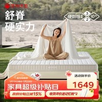 梦神【新品】政府补贴天然椰棕垫棕垫宿舍榻榻米床垫子薄垫1.2米 揽月 白噪音-揽月 10R【10cm/偏硬】竹炭海绵+乳胶+6cm椰棕 1500mm*2000mm