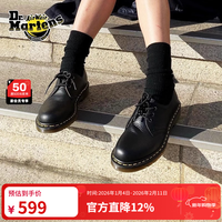 马丁博士(Dr.Martens)1461 Vegan 秋新款爆款百搭通勤时尚皮鞋 黑色 38