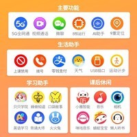小天才酷盖【5G微信全功能】全网通智能儿童电话手表可翻盖旋转双摄视频通话GPS精准定位防水小学初高中生 顶配版粉【智能问答+视频通话+扫码支付+微聊QQ】
