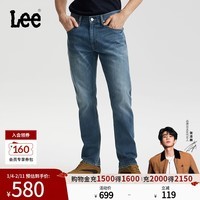 Lee【张凌赫代言】26春夏新品标准中腰726直筒牛仔裤男中蓝色潮流 中蓝色 32