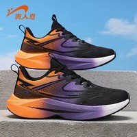 贵人鸟【断码清仓】跑步鞋男女运动鞋休闲鞋老爹鞋舒适男女鞋 P5B2431黑/桔红 40