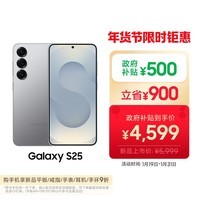 三星Samsung Galaxy S25  超拟人AI助理 骁龙8至尊版 AI拍照 翻译手机 游戏手机 12GB+256GB 暮河银