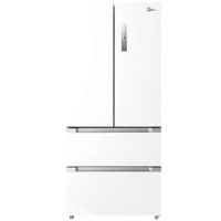 美的(Midea)508升528升法式多门四开门风冷无霜一级能效节能省电智能双变频 19分钟急速净味大容量家用电冰箱 双系统BCD-508WTPZM(E)白色