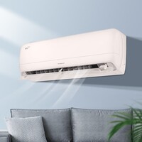 格力(GREE)家用1.5匹挂机明恬新一级能效壁挂式空调防直吹0.5°C调节低音卧室空调 大1匹 一级能效 (珊瑚玉)