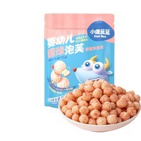 小鹿蓝蓝泡芙条泡芙球6口味泡芙条手指泡芙宝宝零食健康 草莓苹果味圆球泡芙/42g
