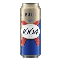 kronenbourg 1664法蓝法式拉格啤酒500ml单罐试饮畅享送礼京东自营