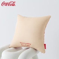 可口可乐抱枕办公室午睡沙发靠垫汽车抱枕 其乐无穷 含枕芯 45*45cm一对装(磨毛款)