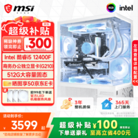 微星迷你台式机i5 14400F/14600KF/RTX4060/5060Ti迷你iTX台式组装电脑主机设计渲染电竞游戏DIY整机 配置一:13代酷睿i5丨intel A380 6G 单主机