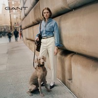 GANT/甘特【自在裤】26春夏女士莫代尔松紧腰通勤微锥休闲九分裤 107-米白色 M