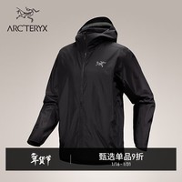 ARC\'TERYX始祖鸟 SOLANO HOODY 防风 男子 软壳夹克 BLACK/黑色 L