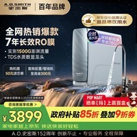 史密斯（A.O.SMITH）佳尼特蓝鲸1200G 家用净水器厨房专用台下用净水机直饮一体机 7年RO膜 冠军之选CR3200AB1