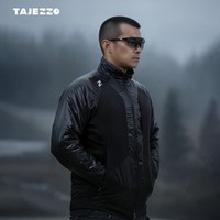 探迹者（TAJEZZO）Primaloft金标P棉棉服冬季保暖衣服冲锋衣内胆叠穿可外穿M04 黑色 XL