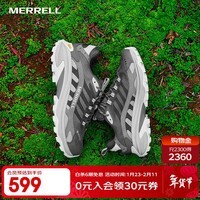 迈乐（Merrell）MOAB SPEED 2GTX户外低帮男女款越野鞋防水防滑轻量越野跑徒步鞋 J037515柏油灰男 40