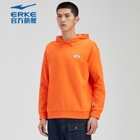 鸿星尔克卫衣男秋季情侣运动上衣休闲套头长袖打底衫裤子男装女装 【9089】明亮黄 L