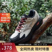 美津浓(MIZUNO)秋冬男女加厚防滑复古老爹鞋RACER S 防泼水跑步鞋 03/红白机 40 (255mm)