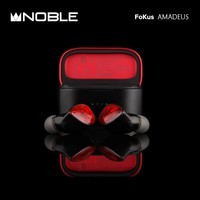 诺岱音响Noble 莫扎特 Fokus Amadeus 真无线蓝牙耳机 三层振膜动圈单元 长续航蓝牙5.4 入耳式耳机 红色