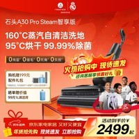 石头（roborock）A30 Pro Steam家用洗地机智能吸拖洗一体机扫地无线手持吸尘器平躺洗地机 A30 Pro Steam智享版