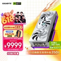技嘉（GIGABYTE）5080显卡 雪鹰 GeForce RTX 5080 AERO OC SFF 16G DLSS4游戏设计OpenClaw龙虾本地部署显卡