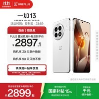 一加 13 12GB+256GB 白露晨曦 高通骁龙 8至尊版 6000mAh 冰川电池 oppo智能AI游戏电竞5G旗舰手机