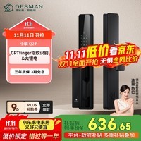 德施曼（DESMAN）智能门锁密码锁入户门 电子锁家用防盗指纹锁 小嘀 Q2P