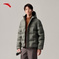 安踏户外面包羽绒服丨樊振东同款鹅绒管道男冬季连帽防风外套