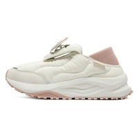 361°男鞋情侣透气复古文化鞋休闲运动鞋女 【女】羽毛白/橡皮粉6733B-3【加绒】 38