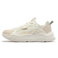 361°女鞋棉鞋加绒保暖加厚舒适革面防滑雪地靴百搭复古运动休闲鞋子女 羽毛白/莲子白【6771F】 38