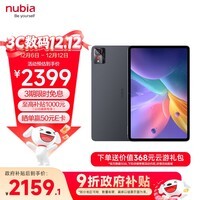努比亚(nubia)平板Pro 10.9英寸平板电脑 骁龙8 Gen3 2.8K超清真彩屏 10100mAh 12GB+256GB 钛空黑