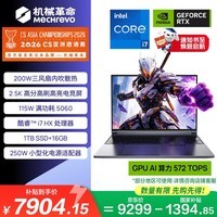 机械革命极光X 2026 国家补贴 16英寸游戏本笔记本电脑(酷睿i7-13700HX 16G 1T RTX5060 2.5K屏 180Hz 灰)