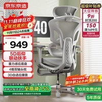京东京造Z9Ultra+人体工学椅电竞椅办公椅子电脑椅人工力学座椅联动扶手灰