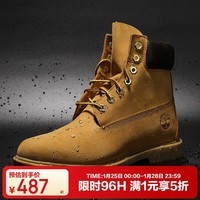 添柏岚（Timberland）官方踢不烂男鞋户外防水抗污防滑耐磨皮革高帮大黄靴 18094-231 42 内长265mm