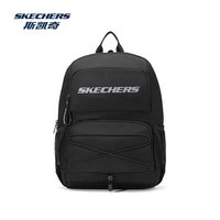 斯凯奇(Skechers)男女双肩包高中大学生书包防泼水旅行运动背包大容量电脑包 碳黑/0018 99