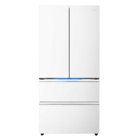 美的（Midea）熊墩墩Pro600L法式四开门冰箱超薄嵌入式双系统一级能效除菌制冰大容量BCD-600WUFIPZM(E)国家补贴