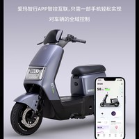 爱玛（AIMA）【门店自提】启航新国标高颜值大动力电瓶车大电池长续航时尚电动自行车 到店选色提车