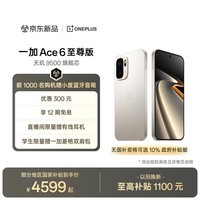 一加 Ace 6 至尊版 16GB+1TB 金属风暴 oppo 天玑 9500 旗舰芯 学生智能电竞游戏手机 国家补贴