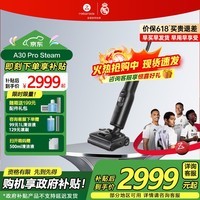 石头（roborock）A30 Pro Steam 2.0家用洗地机智能吸拖洗一体机扫地无线手持吸尘器平躺洗地机 【蒸汽清洁】A30 Pro Steam