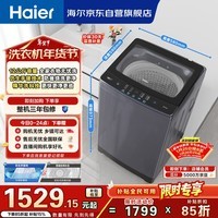 海尔(Haier)手搓洗 全自动波轮洗衣机 12KG大容量 直驱 防缠绕 国家补贴以旧换新京东自营 XQB120-BSE629