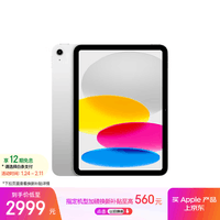 Apple/苹果 iPad11英寸 A16芯片2025年款 平板电脑 (256GB WLAN版/学习办公娱乐)银色