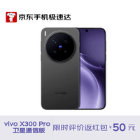 vivo X300Pro 卫星通信版 16GB+512GB 纯粹黑 蔡司2亿APO超长焦 蓝图影像双芯 【京东快递】