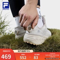 FILA官方BOA探险家1+跑步鞋男鞋2025春新款户外徒步鞋运动鞋 亮灰-LG 41
