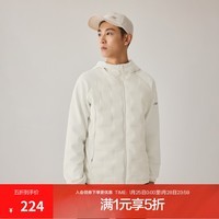 斯凯奇【舒适柔软】2025冬男士羽绒外套梭织短款羽绒外套日常百搭 棉花糖白/0074 L